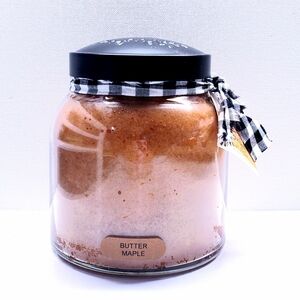 BUTTER MAPLE -A Cheerful Giver- Papa Jar Scented Candle, 34 oz